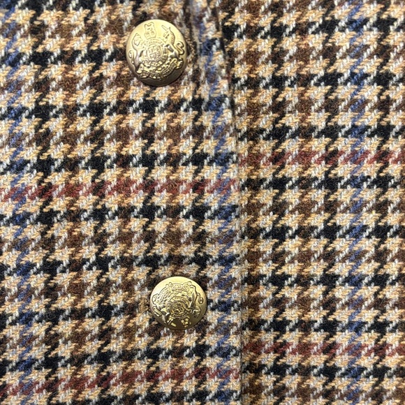 J. Crew Factory Brown Houndstooth Blazer - Picture 3 of 10